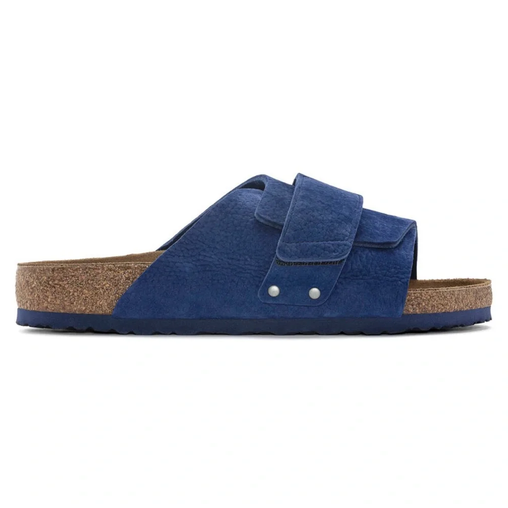 BIRKENSTOCK men’s kyoto nuback leather desert buck indigo blue